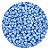 Pacote 100G Conta De Missanga Leitosa Azul - Imagem 1