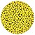 Miçanga Pacote 100g Conta de Missanga Leitosa Amarelo - Imagem 1