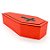 Mini Caixão Vermelho Com Cruz Para Ritual - Imagem 5