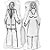 Bonecos De Vodu Branco Casal Vudu Homem E Mulher Para Magia - Imagem 1