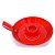 Suporte p/ Vela Palito Castiçal Em Alumínio Vermelho Porta Vela C/ Alça - Imagem 1