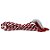 Fiel Cordão De São Francisco Vermelho/Branco 2M C/ Tassel - Imagem 1