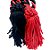 Fiel Cordão De São Francisco Vermelho/Preto 2M C/ Tassel - Imagem 2