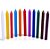 KIT 28 Velas Palito De Parafina 1Kg Branco/Vermelho - Imagem 4