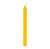 Vela Palito De Parafina Unidade Amarelo - Imagem 1