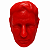 Vela De Magia Cabeça Masculina Vermelho - Imagem 1