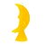 Vela De Magia Lua Amarelo - Imagem 1