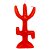 Vela De Magia Garfo Tridente Vermelho - Imagem 1