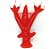 Vela De Magia Galhos Tronqueira Vermelho - Imagem 1