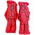 KIT Casal Vodu Vermelho Homem + Mulher + Espelho Oval Vermelho - Imagem 2