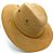 Chapéu Boiadeiro Em Camurça Vaqueiro Country Bege - Imagem 1