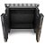 Banco P/ Preto Velho Estofado Xadrez Simples Mdf/Mdp - Imagem 5