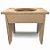 Suporte Banco Atabaque 1 Furo Mdf/Mdp Simples - Imagem 1