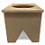 Suporte Banco Atabaque 1 Furo Mdf/Mdp Simples - Imagem 4