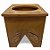 Suporte Banco Atabaque 1 Furo Mdf Premium Entalhado C/ Folha - Imagem 10