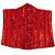 Corset Feminino Jacquard Vermelho C/ Hastes e Amarração Ajustável S/ Busto - Imagem 6