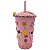 Copo Enfeitado P/ Erê Criança Diversos 500Ml Rosa - Imagem 1