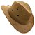 Chapéu Boiadeiro C/ Três 3 Furos Camurça Boiadeiro Bege - Imagem 1