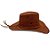 Chapéu Camurça Dobravel C/ Botão Lateral Boiadeiro Caramelo - Imagem 4