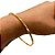 Ide Pulseira Premium Orixá Fino Dourado Grande - Imagem 3