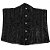 Corset Feminino Jacquard Preto C/ Hastes e Amarração Ajustável S/ Busto - Imagem 6
