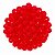 Pacote 160un Cristal 6mm Vermelho Conta Para Guia - Imagem 1