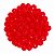 Pacote 160un Cristal 6mm Vermelho Conta Para Guia - Imagem 2