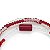 Guia Porcelana Vermelho/Incolor Transparente Jablonex 4mm C/ Firma - Imagem 2