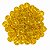 Pacote 160un Cristal 10mm Amarelo Conta Para Guia - Imagem 3