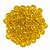 Pacote 160un Cristal 10mm Amarelo Conta Para Guia - Imagem 1