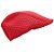 Boina Masculina Italiana Tecido Vermelho Rede Mash Respirável Jornaleiro - Imagem 1