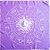 Toalha P/ Mesa Lilás/Prata Tarot Zodiaco Sol e Lua Espiritual - Imagem 1