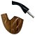 Cachimbo Curvo Castanho Madeira Premium - Imagem 3