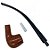 Cachimbo Castanho Longo Premium Madeira - Imagem 3