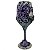 Taça Decorada C/ Rosas de Resina Roxo/Prata Pombagira - Imagem 1