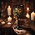 Taça Simples Decorada Relevo e Glitter P/ Pombagira - Imagem 2