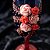 Taça Bicolor Decorada C/ Rosas e Glitter P/ Pombagira - Imagem 4