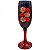 Taça Bicolor Decorada C/ Rosas e Glitter P/ Pombagira - Imagem 1