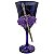 Taça Roxa Decorada C/ Rosas e Punhal P/ Pombagira - Imagem 1