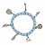 Pulseira Adorno Enfeite P/ Quartinha Orixá Oxóssi Odé Azul - Imagem 2