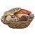 Balaio Pequeno de Conchas Mistas Naturais Shell Cesto - Imagem 3