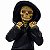 Imagem Exu Caveira Mirim Caveirinha Esqueleto C/ Blusa Capuz Resina - Imagem 2