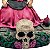 Imagem Pombogira Ajoelhada Gargalhando Menina Vestindo Rosa/Preto Resina - Imagem 6