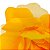 Presilha Grampo de Cabelo Rosa C/ Organza Broche Alfinete Amarelo - Imagem 3