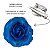 Presilha Grampo de Cabelo Rosa C/ Tule Broche Alfinete Azul 1 - Imagem 2