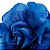 Presilha Grampo de Cabelo Rosa C/ Organza Broche Alfinete Azul M2 - Imagem 3