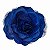 Presilha Grampo de Cabelo Rosa C/ Tule Broche Alfinete Azul Marinho M3 - Imagem 1