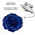Presilha Grampo de Cabelo Rosa C/ Tule Broche Alfinete Azul Marinho M3 - Imagem 2