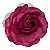 Presilha Grampo de Cabelo Rosa C/ Tule Broche Alfinete Magenta - Imagem 1