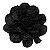Presilha Grampo de Cabelo Rosa C/ Renda Broche Alfinete Preto - Imagem 1